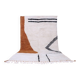 Tapis beni ouraine coloré fait main traditionnelle taille 150 x 250 cm