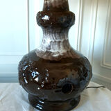 Openwork ceramic floor lamp 1970