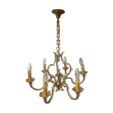 Bronze chandelier 6 branches
