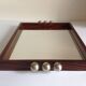 Art deco mirror plateau