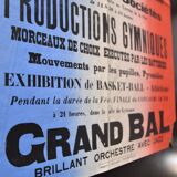 Poster "Great Gymnastics Festival" - Saint-Pierre-d'Aurillac - 1933