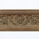 Antique Oak Chair with Gothic and Religious Carvings