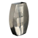 Decorative stainless steel vase with geometrical shapes imprinted, 1970's
