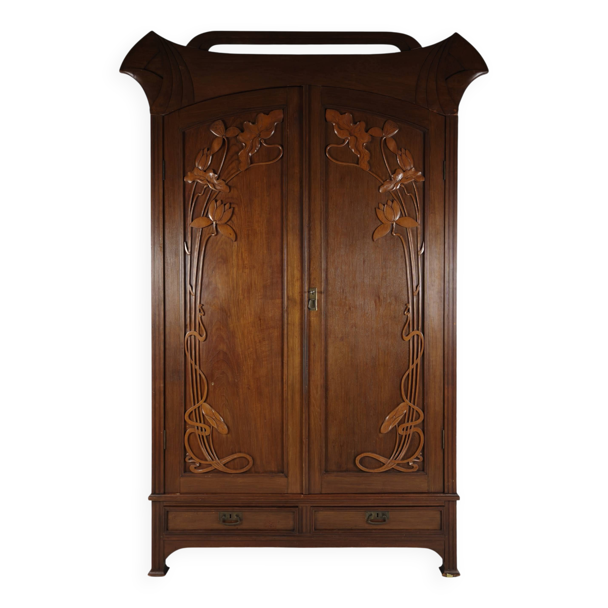 Art Nouveau Wardrobe, circa 1900