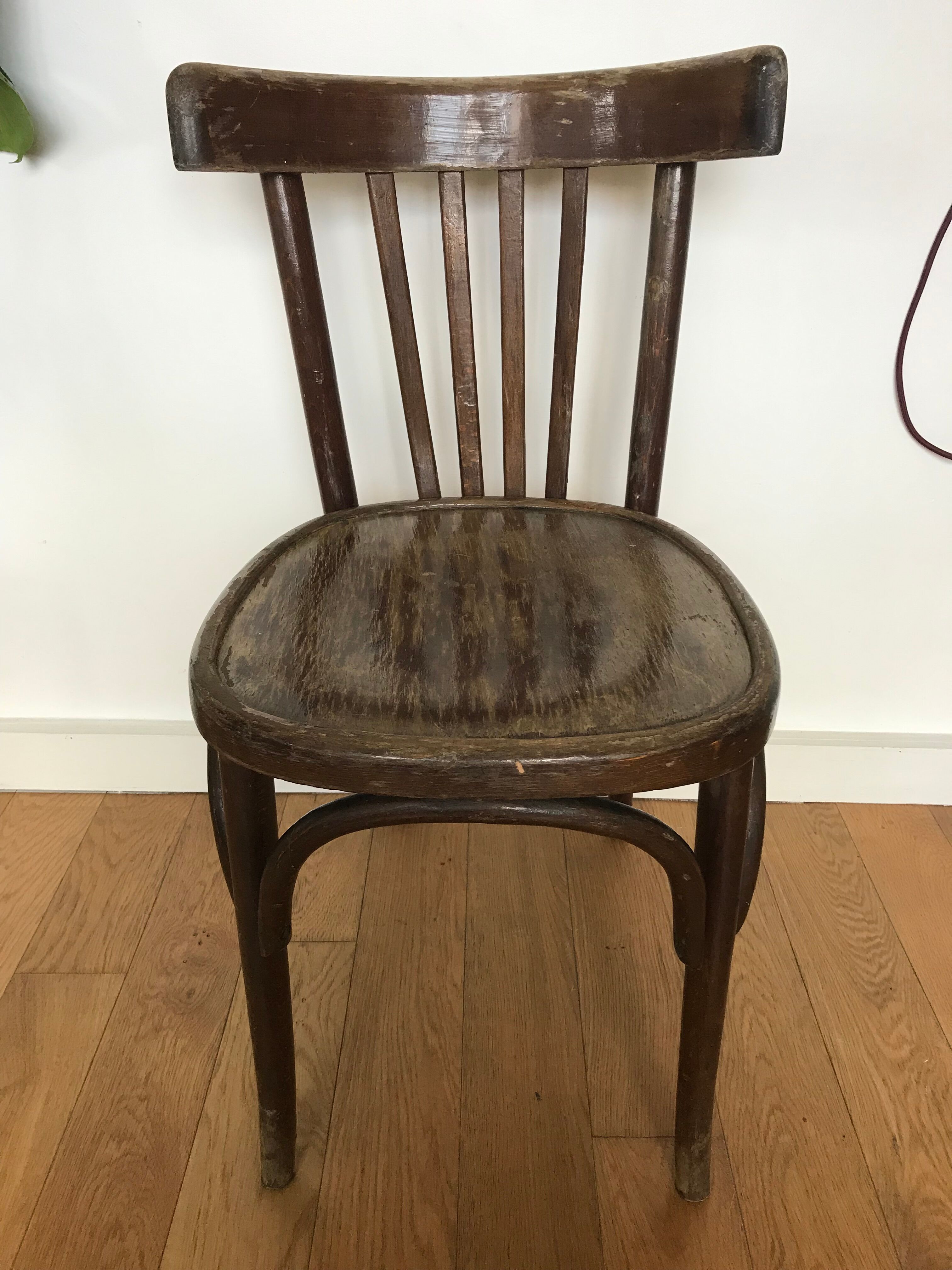 Wooden bistro chair