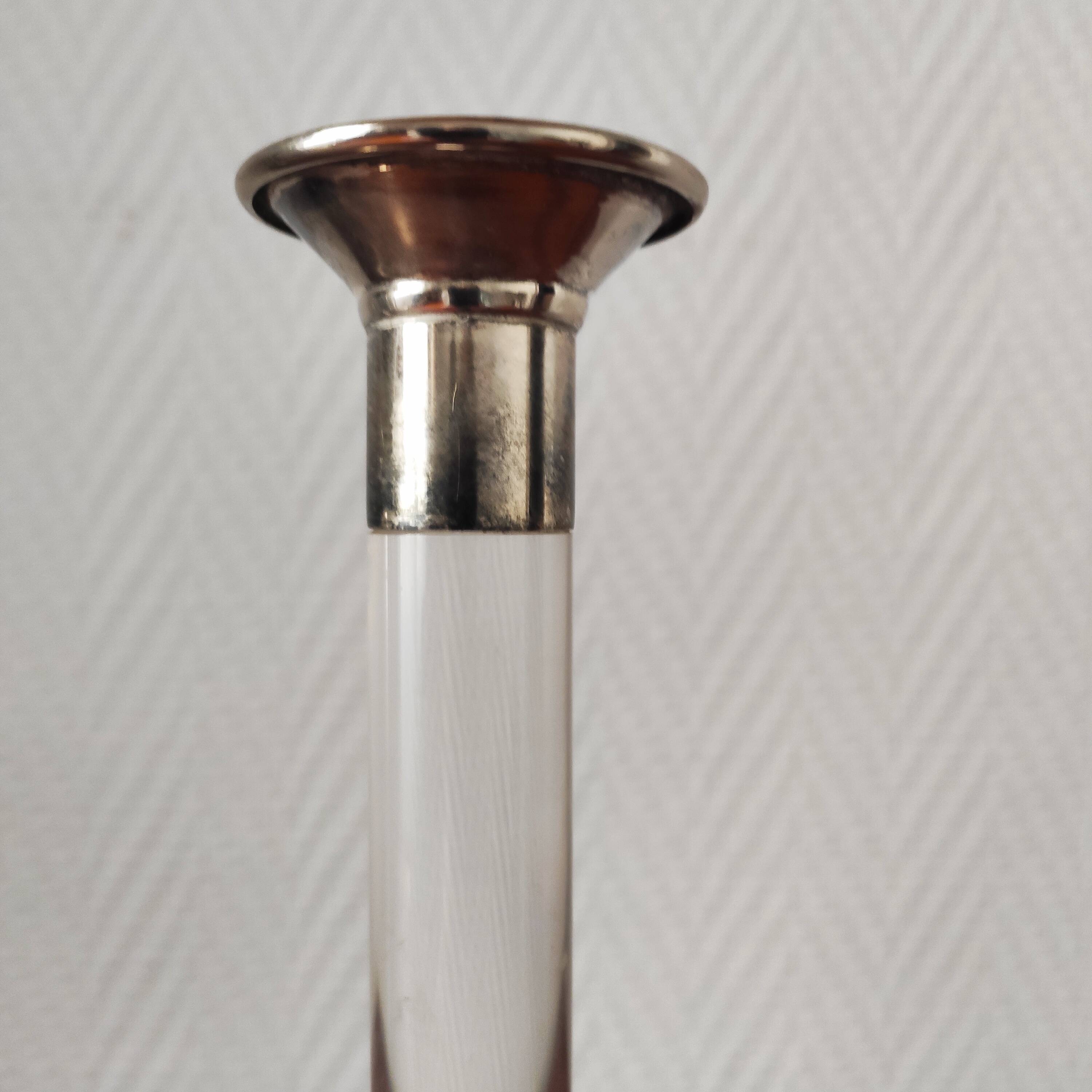 Vintage 70s candlestick pair