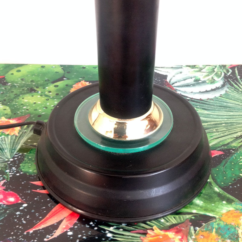 Black and Golden mushroom lamp