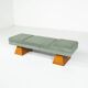 Contemporary Bench, Wood and Fabric, Italy