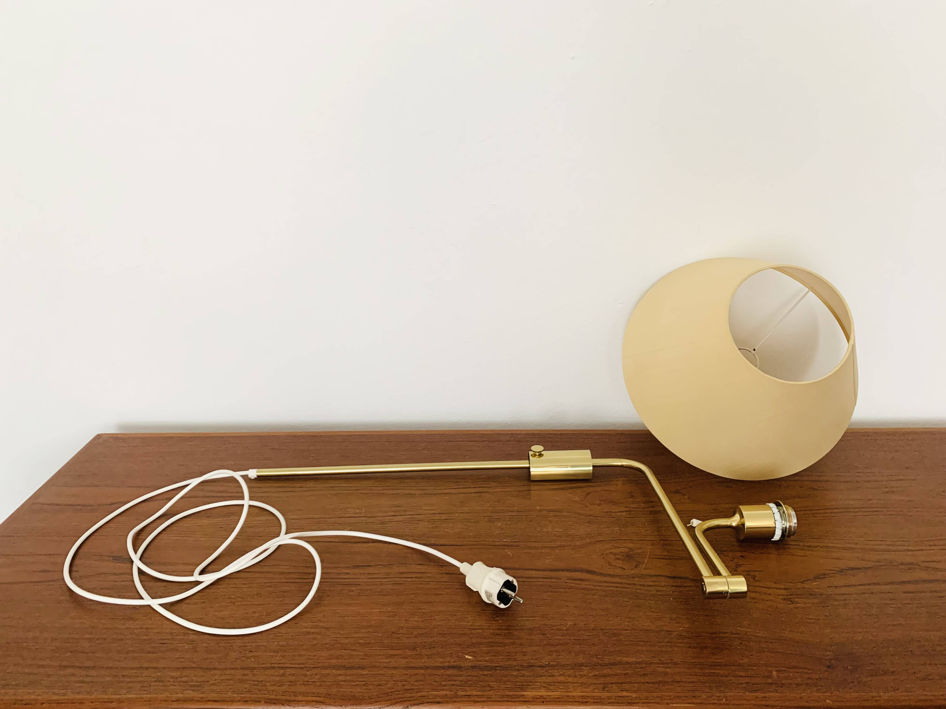 1970s Brass Lesan Wall Lamp by Florian Schulz