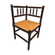 Corner chair wood turned vintage years 50-60