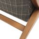 Mid-Century Franco Albini Fiorenza Graphite-blue Wool Ash Italian 1950 Armchair