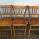 Série de 6 chaises bistrot Baumann troquet brasserie parisienne