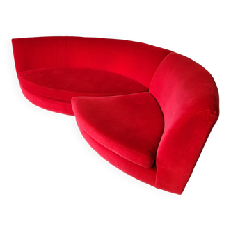 Red Velvet Sofa The Conran Shop Collector