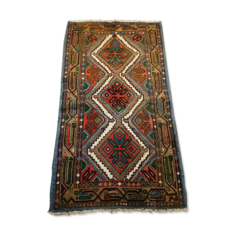 Carpet Length:150 cm Width:80 cm Wool on cotton - Iran
