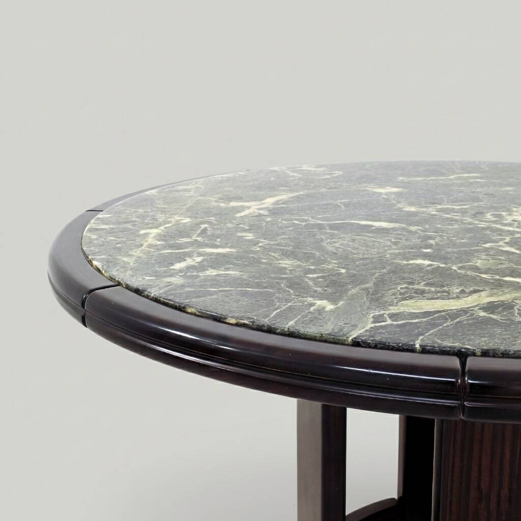 Art Deco marble dining table