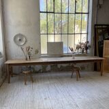 4m XXL pine and oak farmhouse table