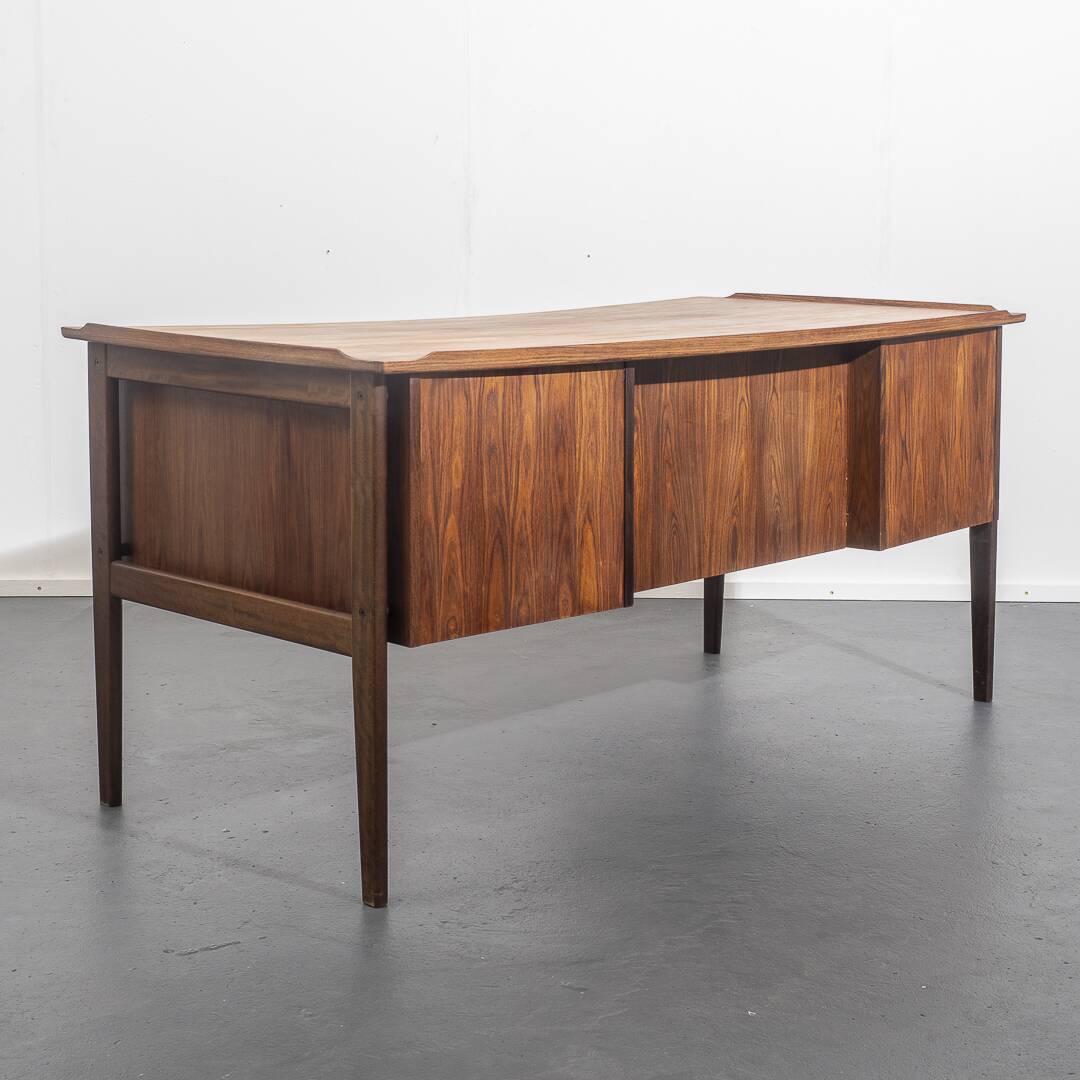 Bureau scandinave, teck, vintage, restauré