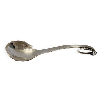 Small solid silver spoon, art-deco, georg jensen, 1930s/40s, denmark
