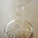 6 champagne flutes in blown glass