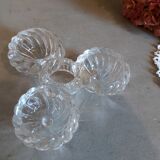 French vintage salt and pepper pinch pot, or spice holders