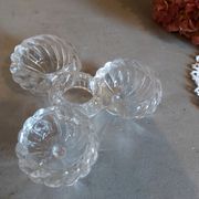 French vintage salt and pepper pinch pot, or spice holders