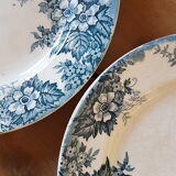 Set of 8 flat plates Saint Amand and Hamage