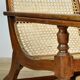 Chaise de plantation indonésienne coloniale hollandaise, vers 1920