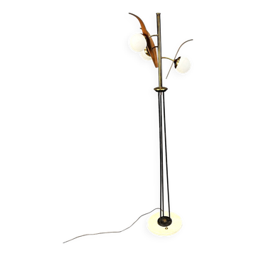 Mid century italian floor lamp attr. to Stilnovo, 1950s