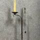 Jean-Pierre Ryckaert : lampadaire en fer forgé en forme de torchère circa 1950