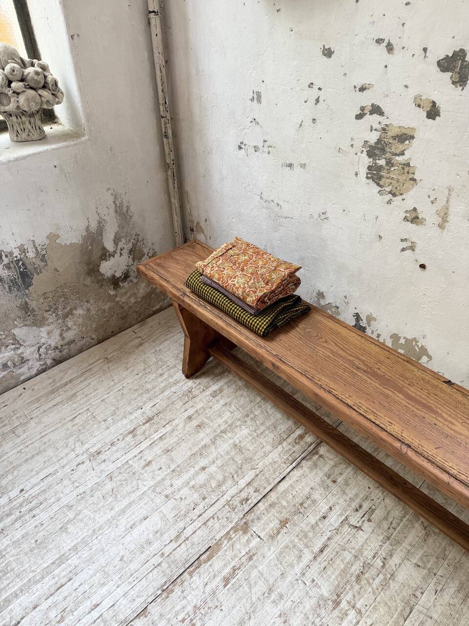 2.5m XL pine farm bench