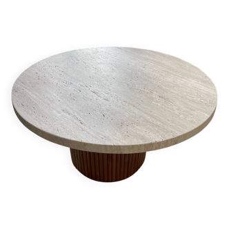 Table basse travertin