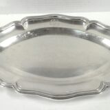 Flat oval silver metal Boulenger