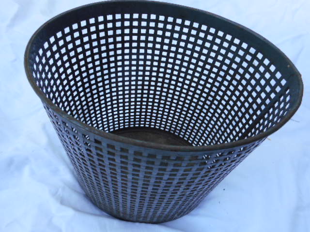 1950' metal paper basket