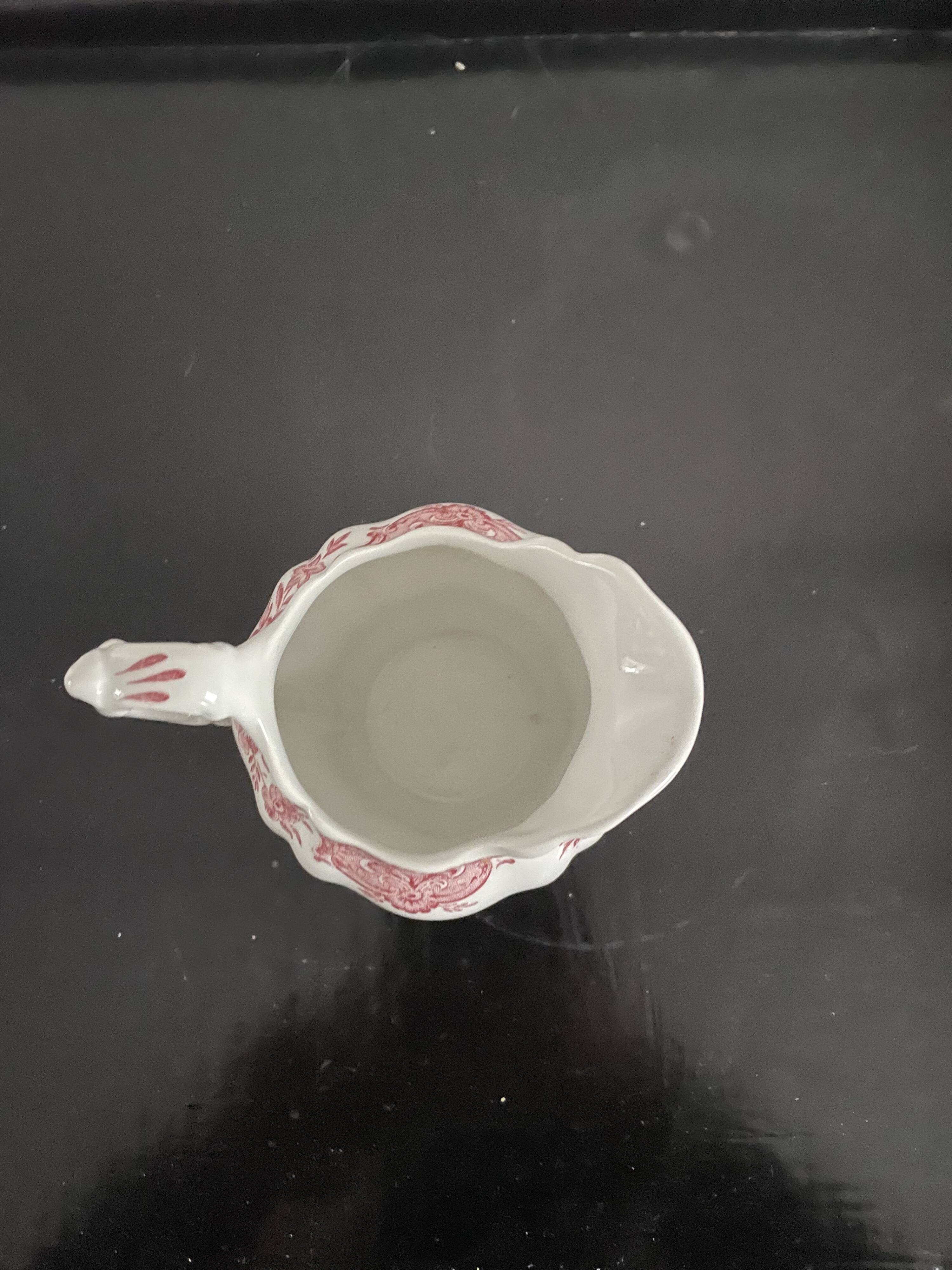 English porcelain milk jug RIDGWAY model Windsor