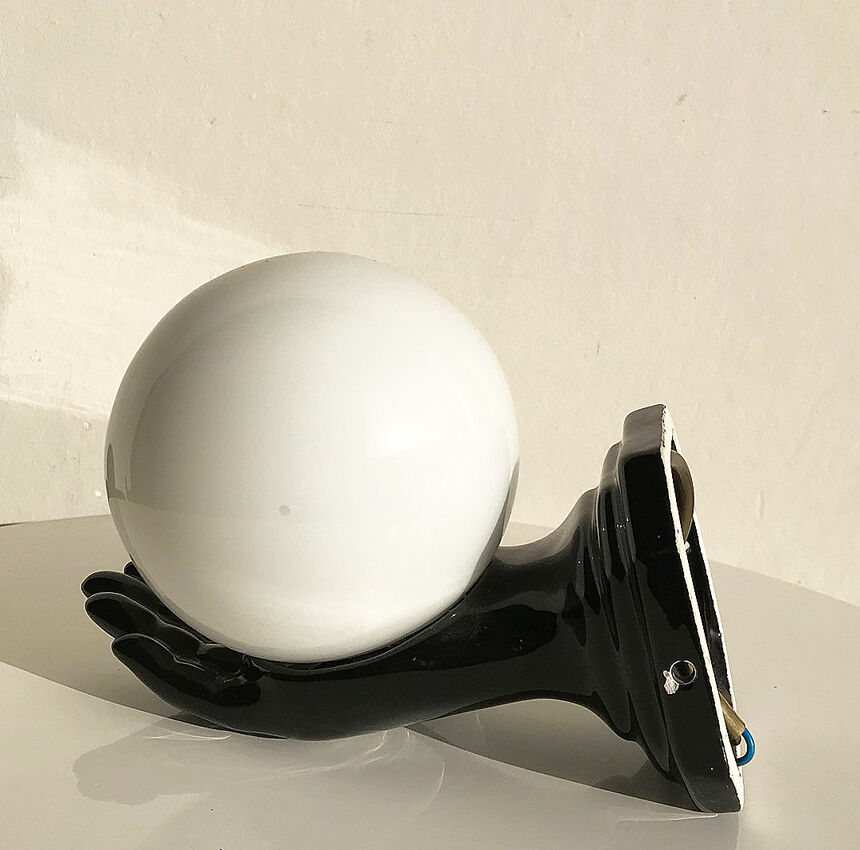 "Hand"  wall light 1970s/80s