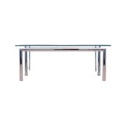 Table basse en verre, design danois, années 1970, production : Danemark