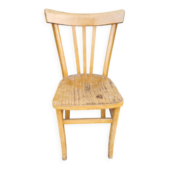 Chaise de bistrot en bois Luterma