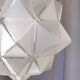 Star hanging in frosted glass and aluminum, 1960