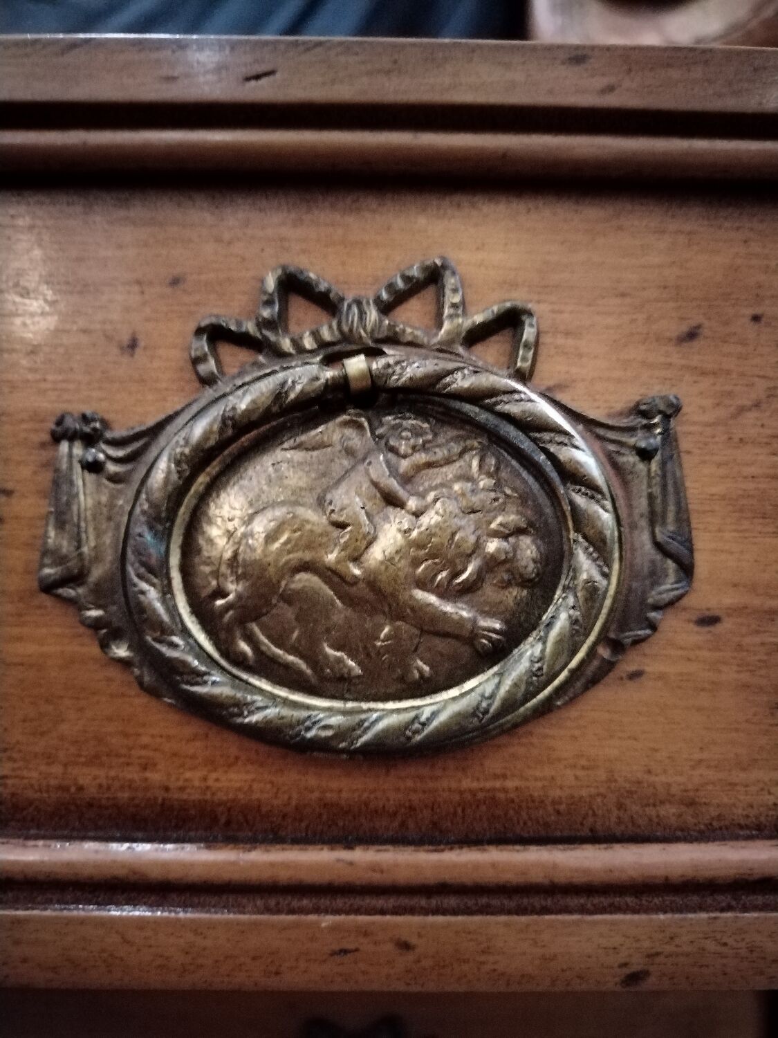 Chest of drawers 3 drawers Louis XVI style