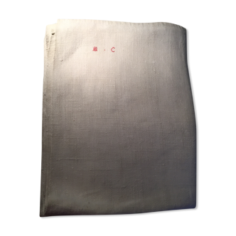 Hemp monogramee mc tablecloth