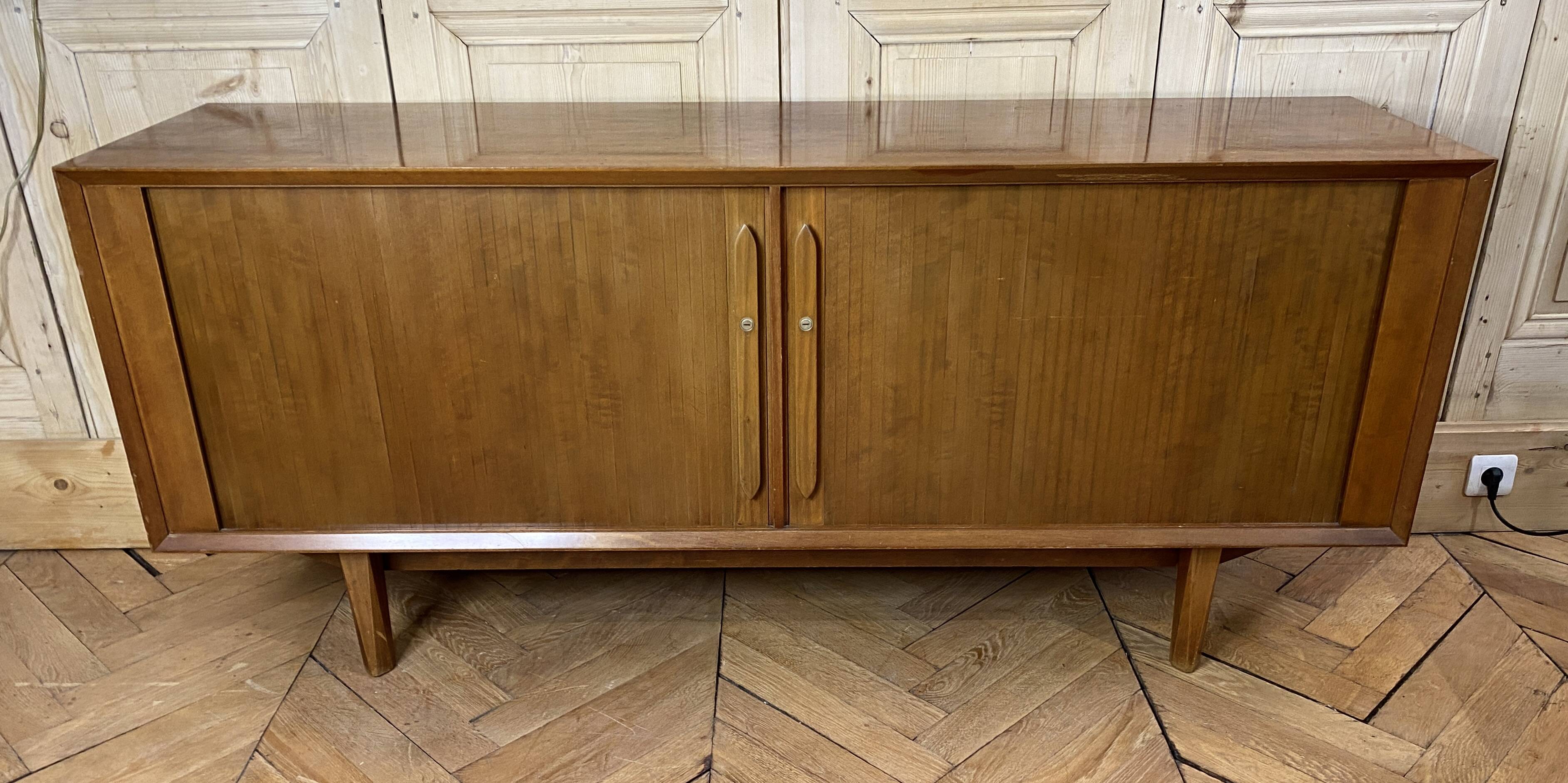 Curtain door sideboard