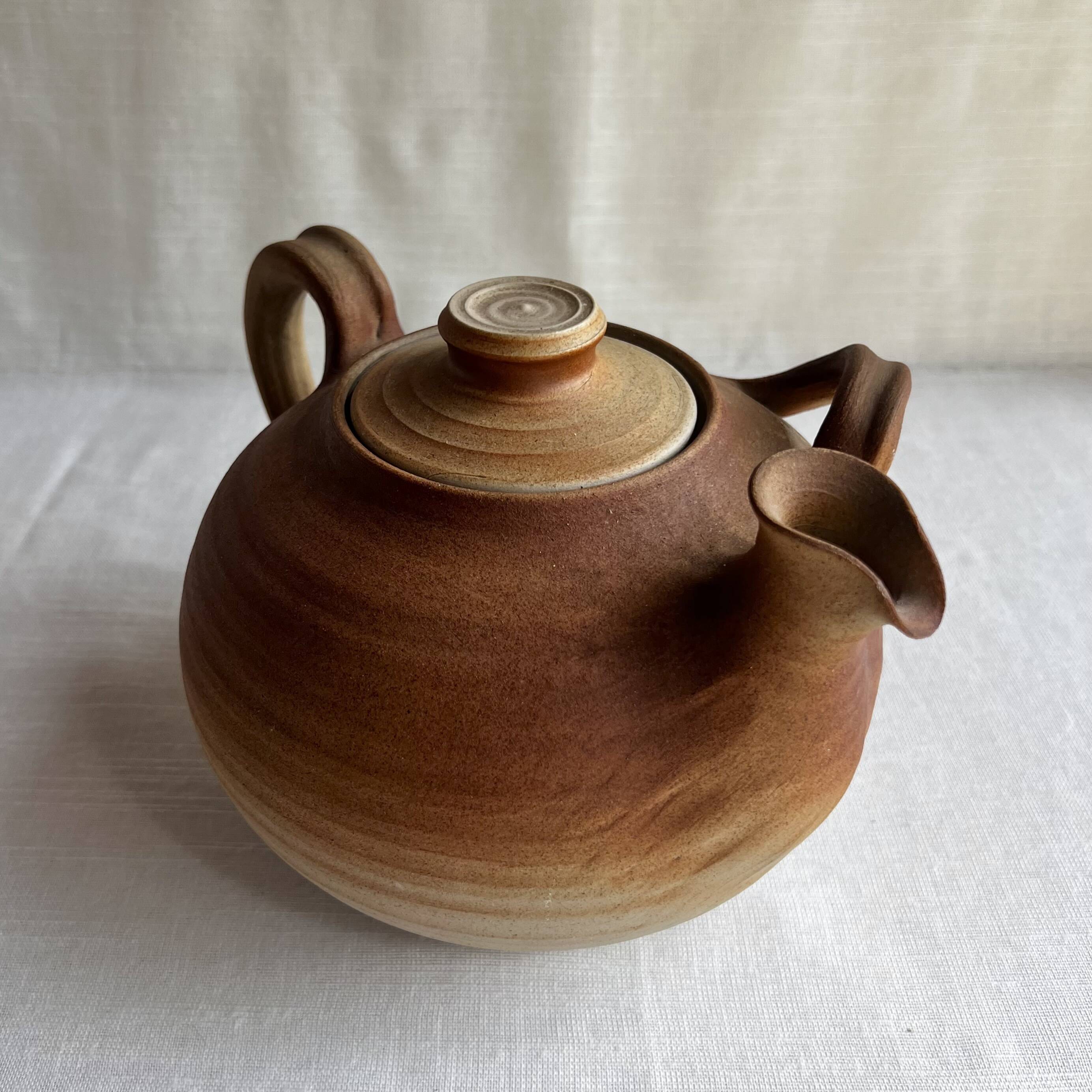 Large Stoneware Teapot Karlslunde Ceramics, Denmark – 1970