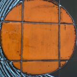 Table basse céramique bois style Vallauris