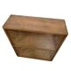 Mini étagère vintage en bois / vitrine / bibliothèque