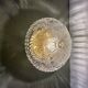 Vintage round glass wall or ceiling light globe