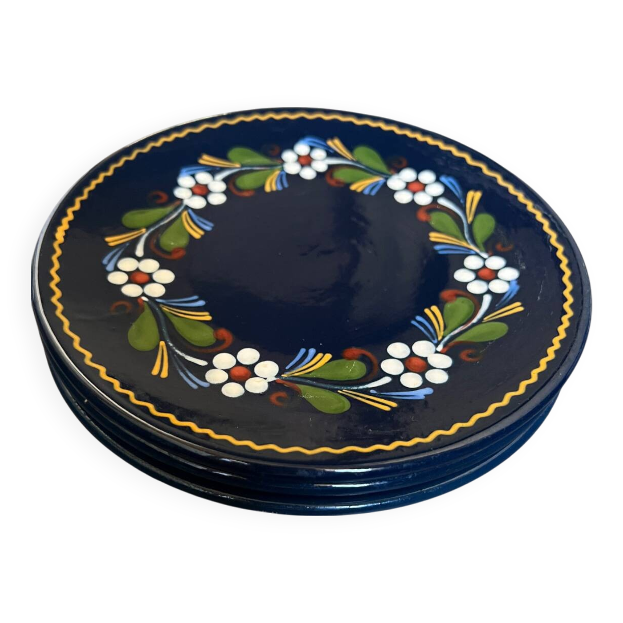 Ceramic dessert plates