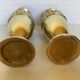 Pair of brass vases