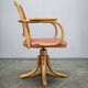 Ligna Adjustable Swivel Office Chair, Czechoslovakia, 1950s