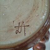 Stoneware coffee service signed Daniel Auger, Puisaye (Burgundy), 1970s