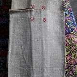 7 hemp tea towels with monogram